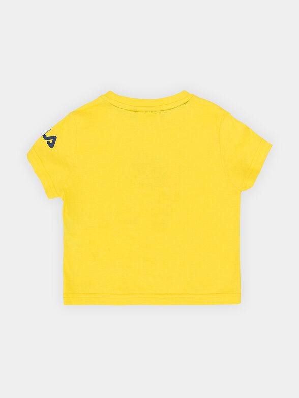 LAWALDE yellow T-shirt with print - 3