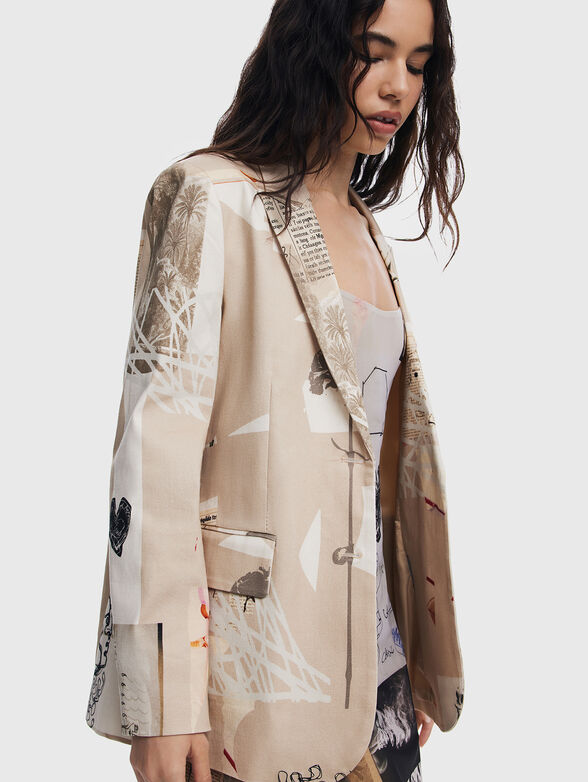 MR. CHRISTIAN LACROIX print jacket - 4