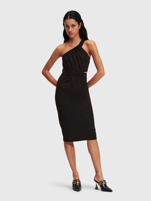 Slim dress with cutouts - 1