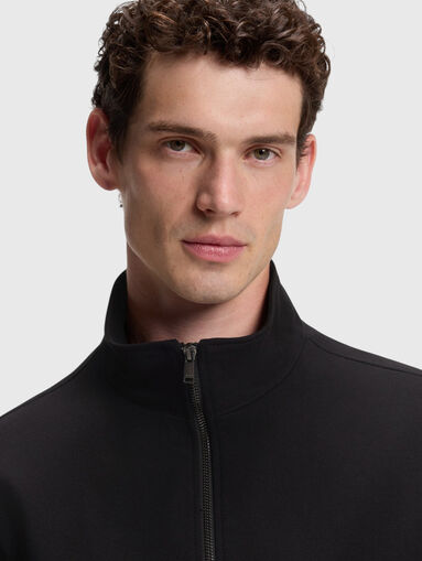Black jacket made of a cotton blend - 4