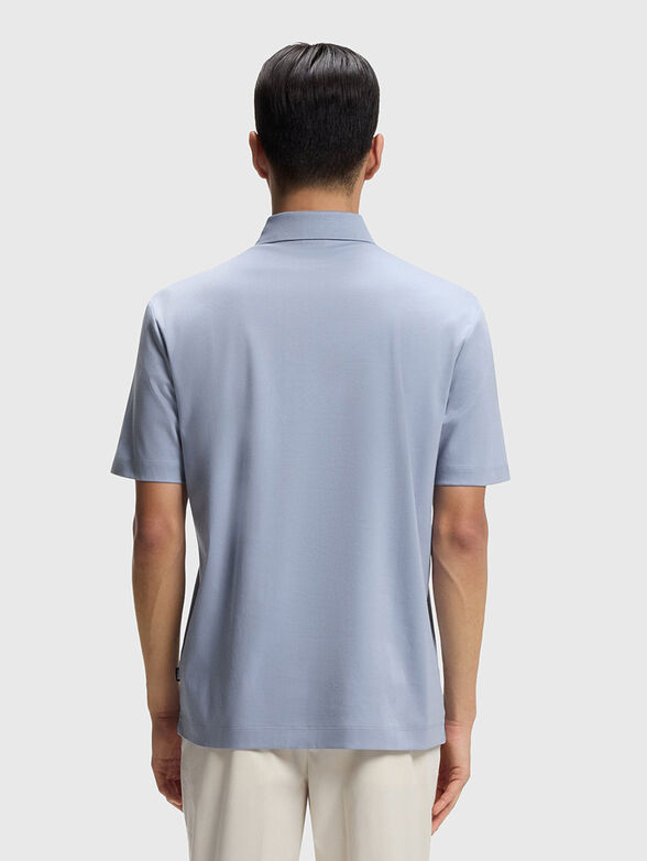 Short sleeved cotton polo shirt - 3