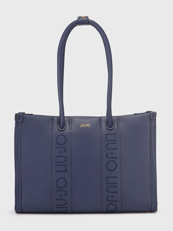 Blue shopper bag - 1