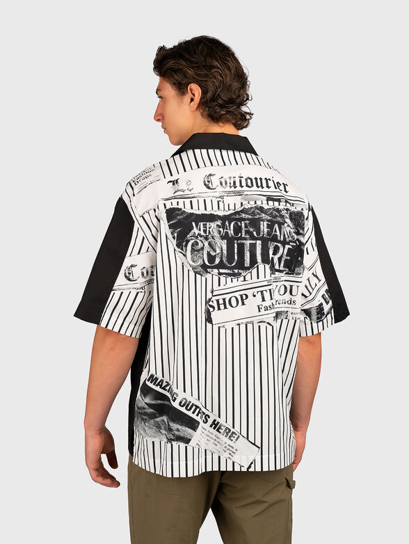 Short sleeve shirt with print on the back - 2
