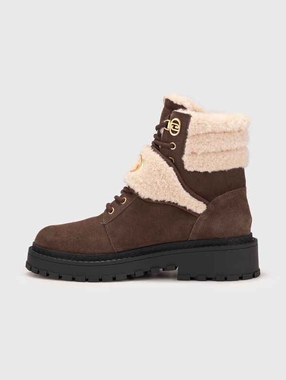 RUMI 40 suede ankle boots - 4