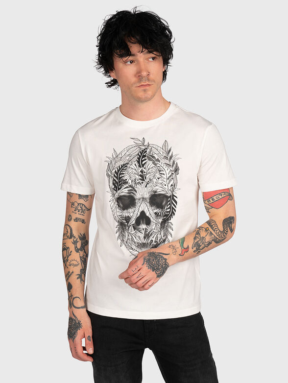 Black T-shirt with print - 1