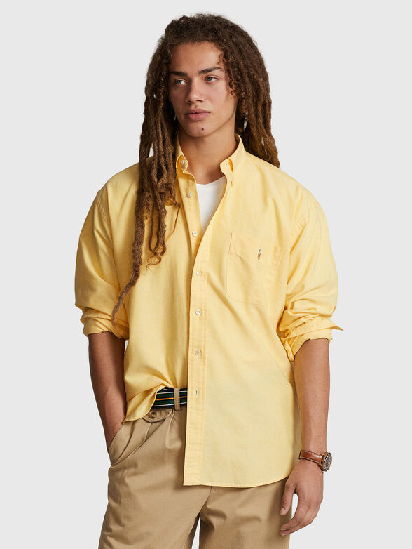 Cotton shirt with pocket  - 1