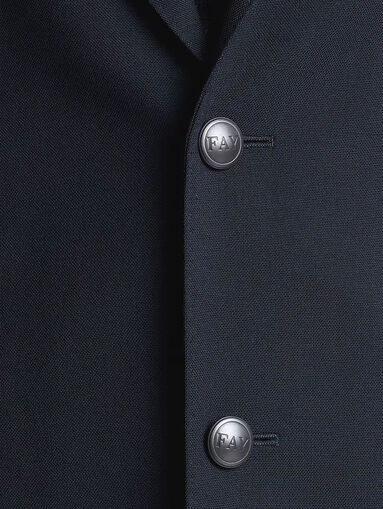 Single breasted wool jacket - 4