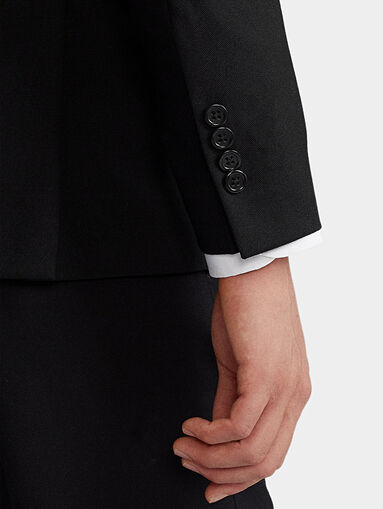 Black blazer with classic lapel - 5