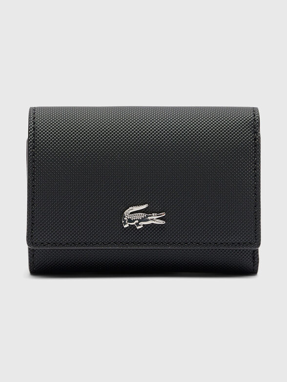 Beige wallet with logo detail - 1