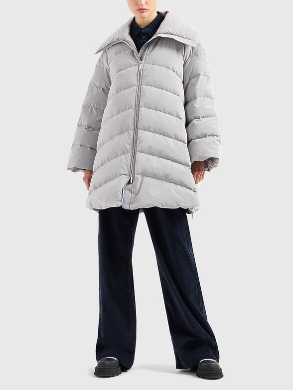 Jacket with quilted effect  - 1