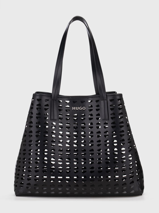 CHRIS 2 in 1 black shopper bag - 2