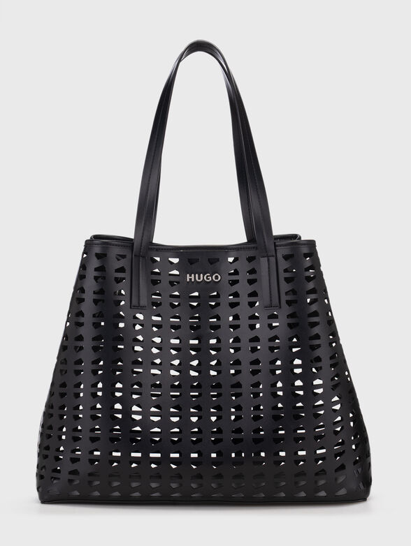 CHRIS 2 in 1 black shopper bag - 2