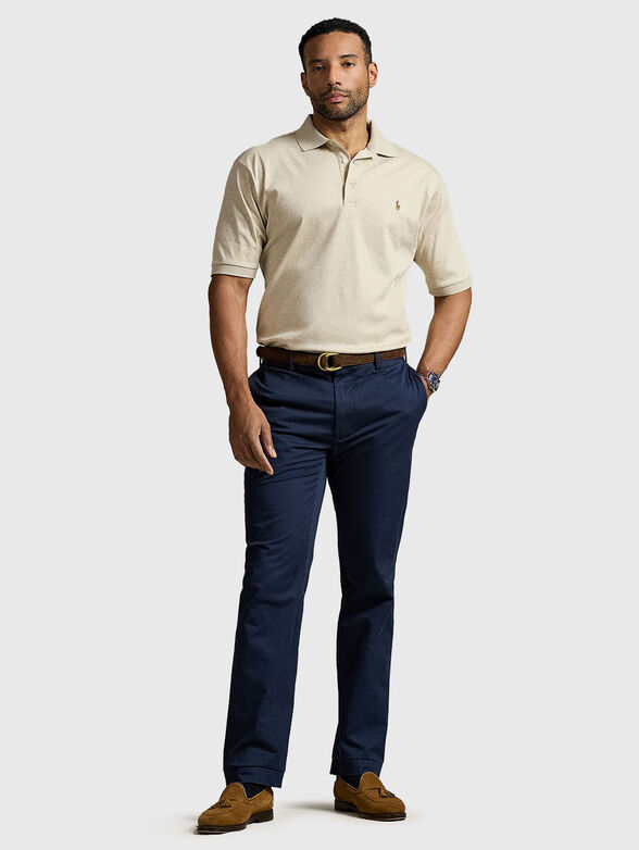 Polo shirt with embroidered logo - 1