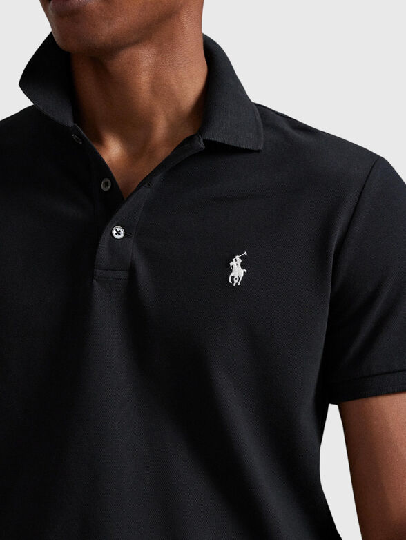 Cotton blend polo shirt - 4