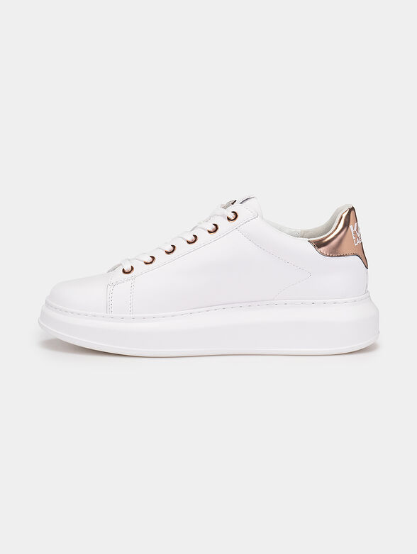 KAPRI MAISON leather sneakers in white color - 4