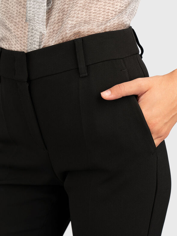 High waisted slim trousers - 5