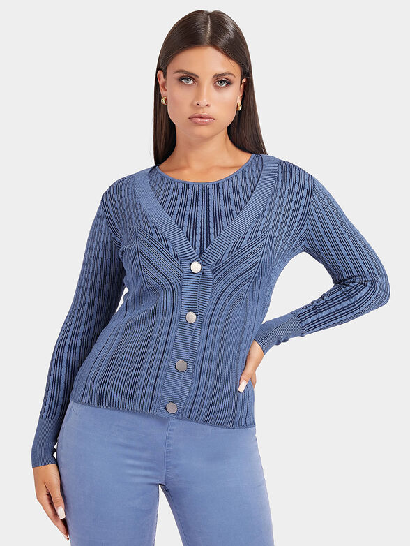 ARIELLE cardigan with buttons - 1