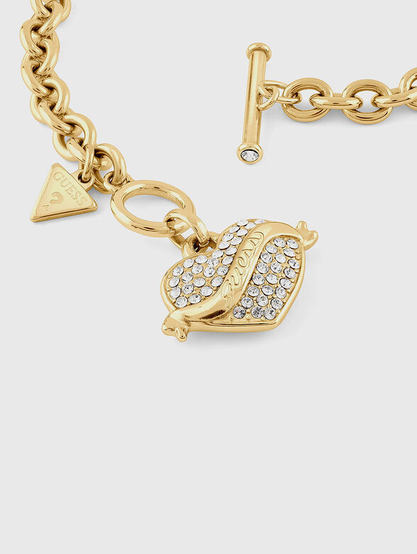 HEART necklace wirh logo - 4