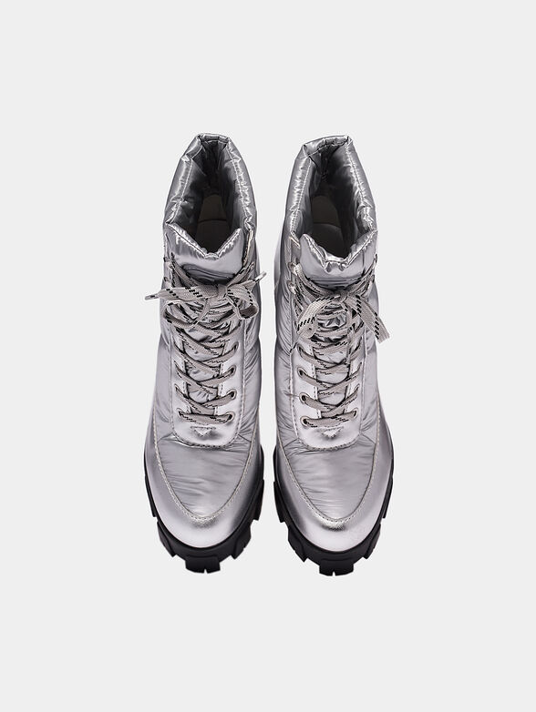NASHIA Silver colored boots - 6