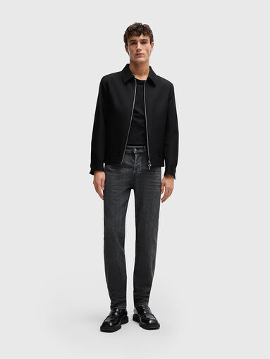 RE.MAINE straight jeans in dark grey color - 4