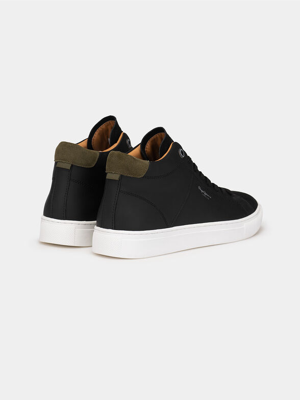 JOE CUP black leather sneakers - 3