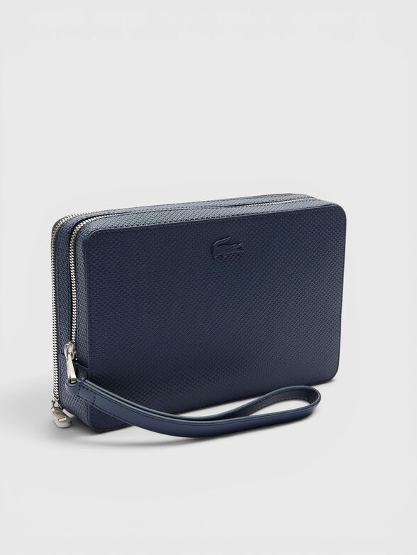 Small leather bag with saffiano effect - 3
