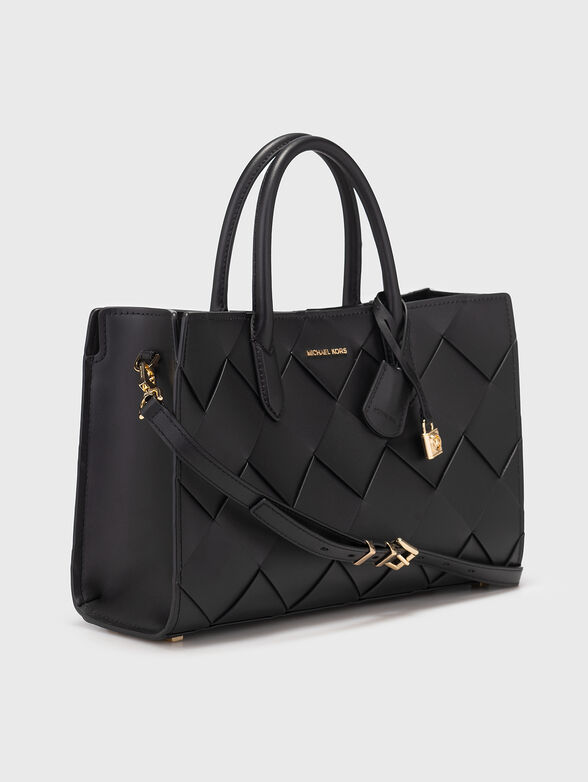 Leather bag with golden details - 4