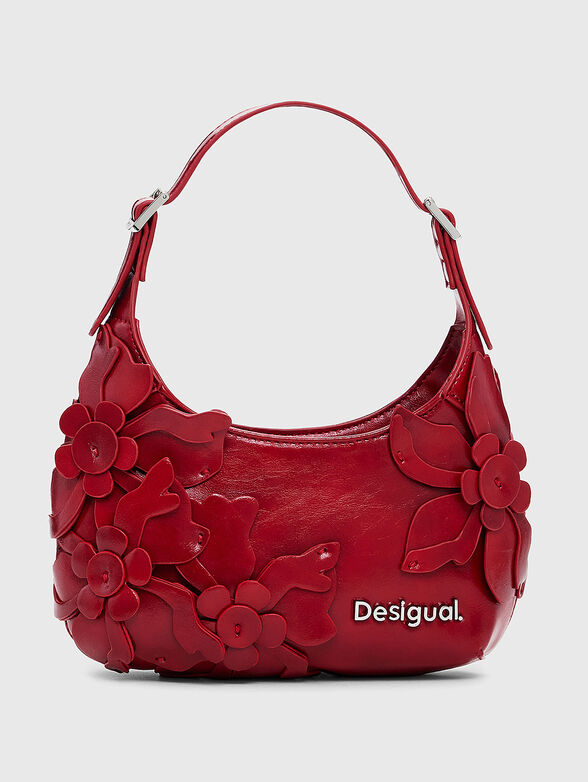 Small floral appliqu&eacute; bag - 1