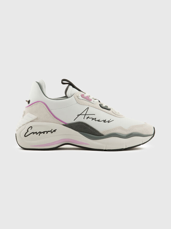 Sneakers with multicoloured details - 1