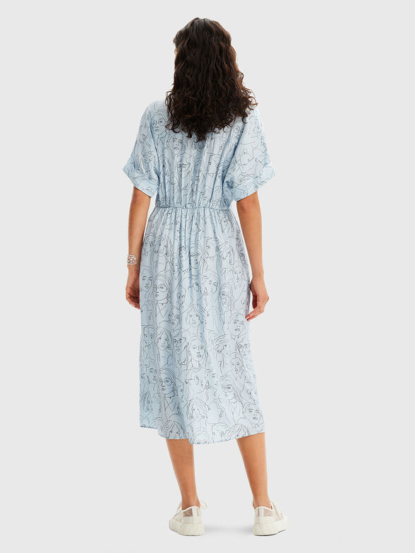 DAMARA dress with artistic print - 2