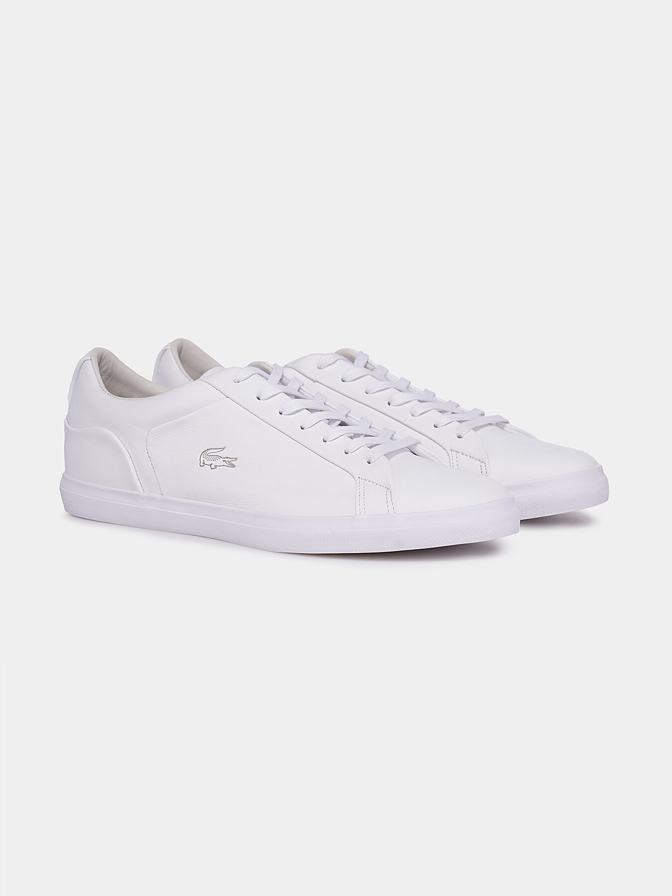 Lacoste lerond white leather shop