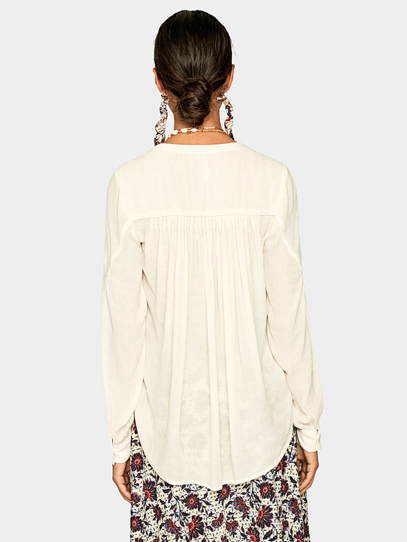 CAROLINE Shirt in champagne color - 2