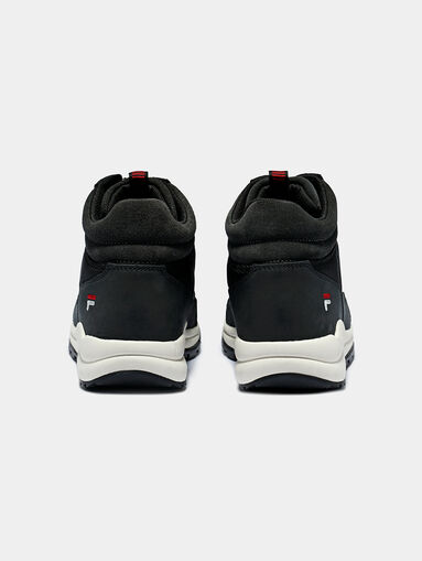 ALPHA MID Black high-top sneakers - 4