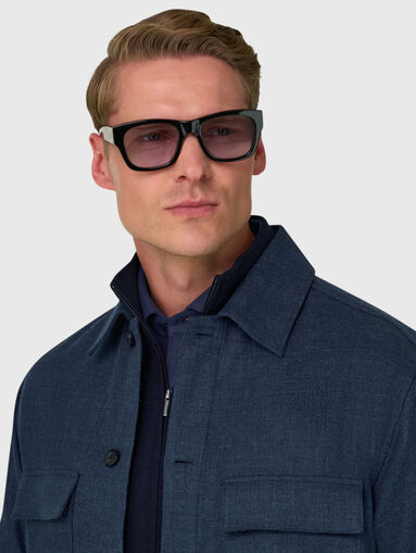 Oversized denim shirt - 4