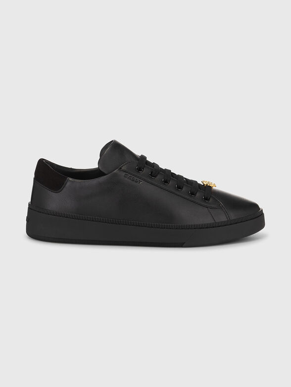 RYVER black sneakers with metal detail - 1
