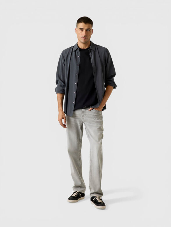 Beige oversized T-shirt - 2