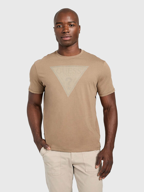 T-shirt with triangular logo - 1