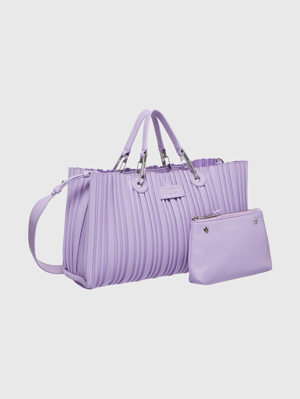 Large purple bag with carrier bag - 2