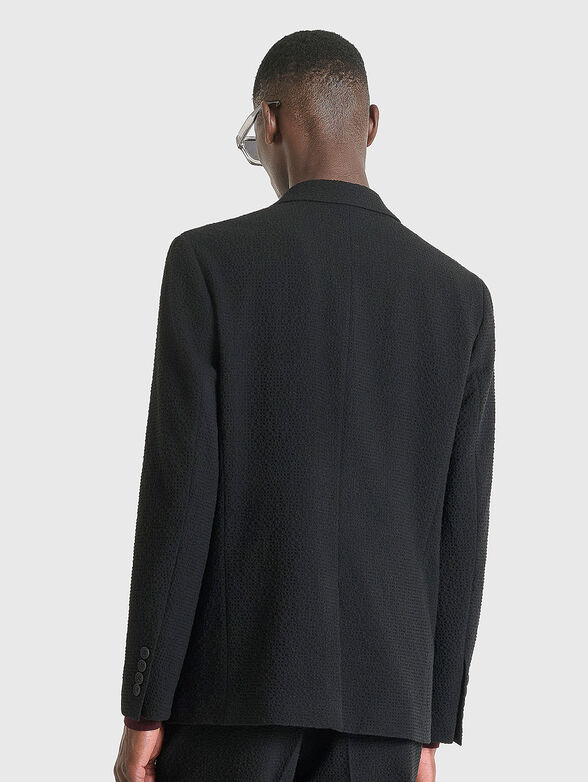 CORA blazer with embossed texture - 2