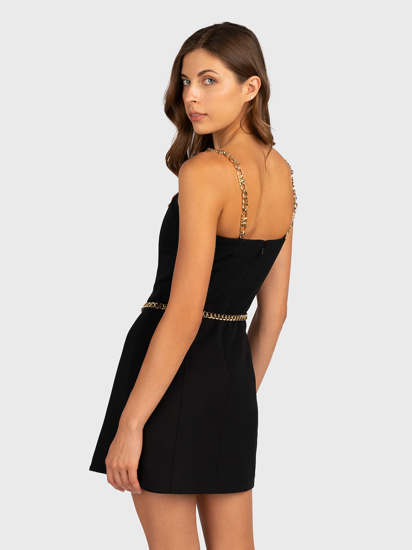 出産祝いなども豊富 shoulder accent with dress Black straps KORS MICHAEL brand クラフト・布製品
