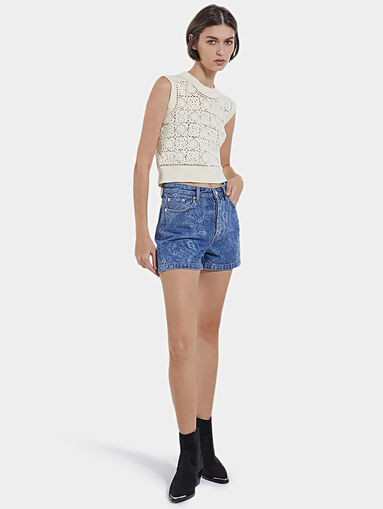 Denim shorts - 3