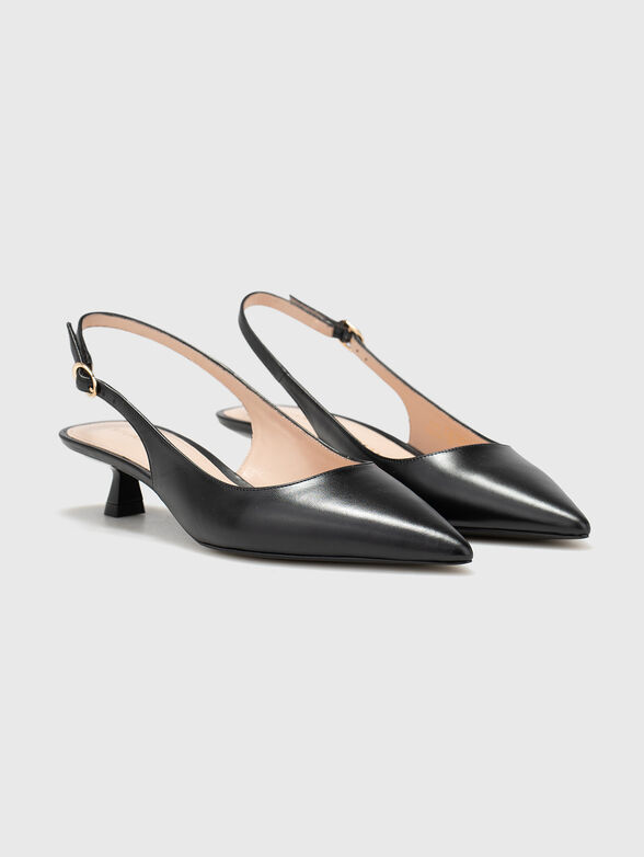 Black leather shoes - 2