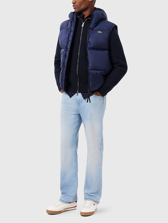 Wool cardigan with zip - 2