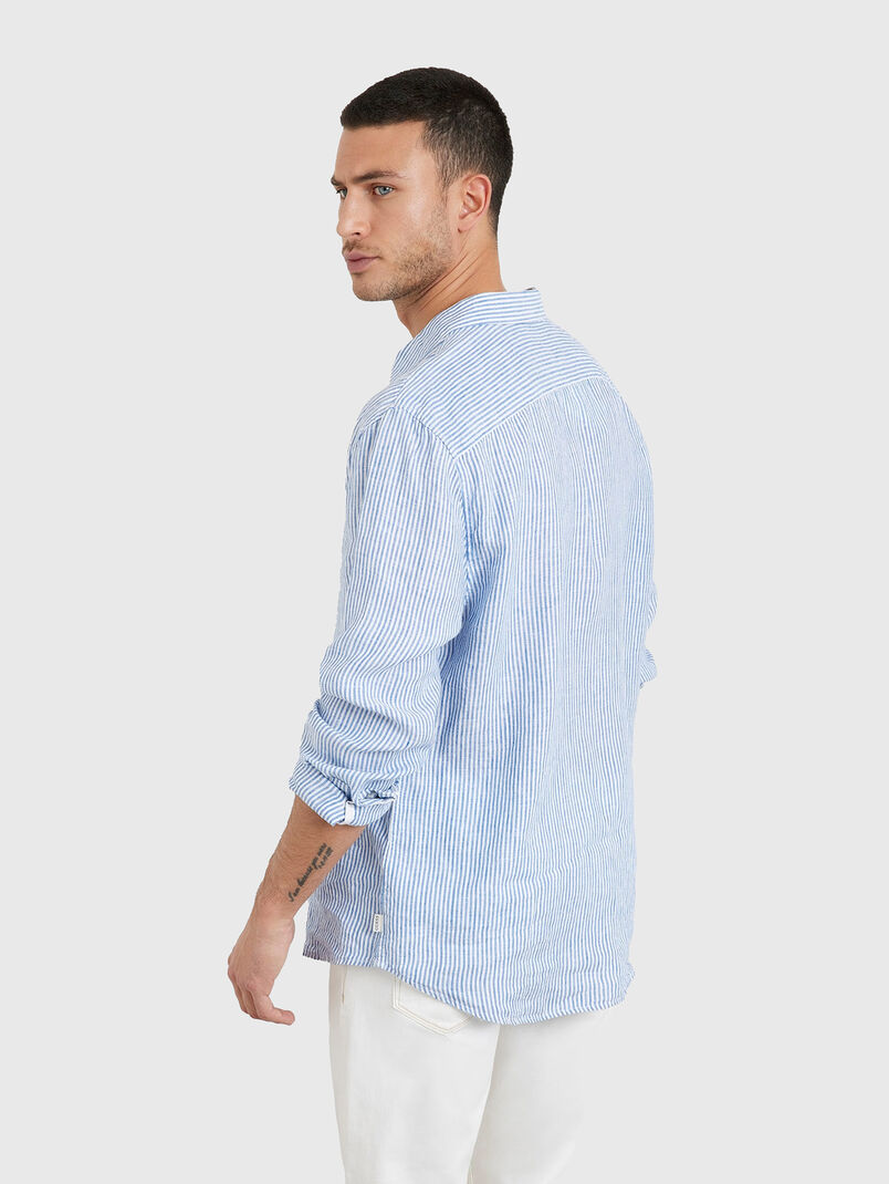 Striped linen shirt - 3