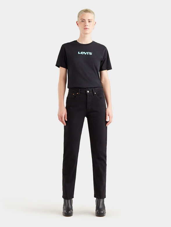 501™ black jeans with high waist - 1