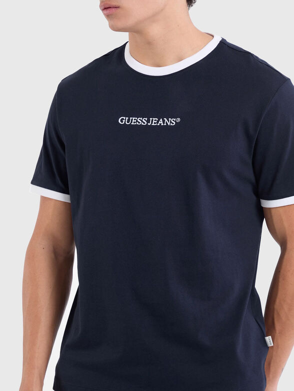Cotton T-shirt with logo - 4