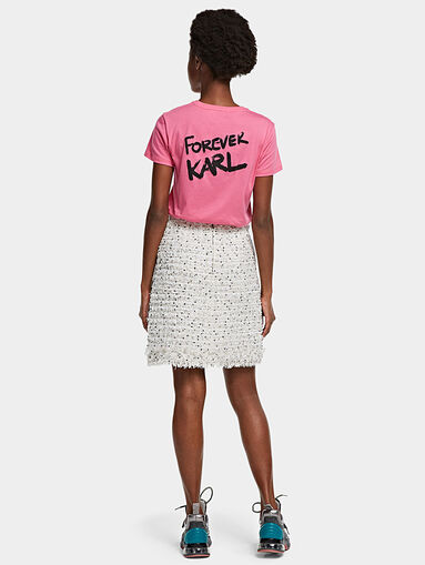 Mini skirt from boucle - 4