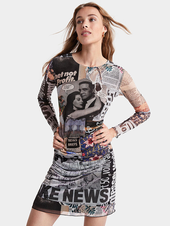 BREAKING NEWS tulle dress - 1