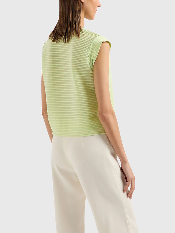 Jacquard top in fuxia colour - 3