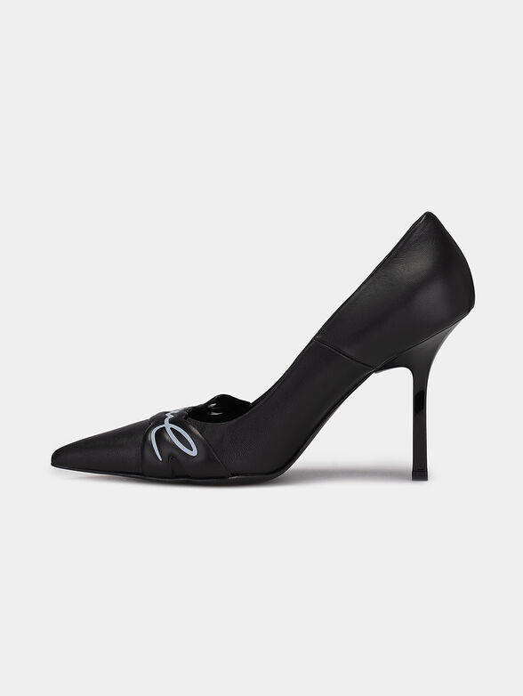 High-heeled shoes with logo detail - 5